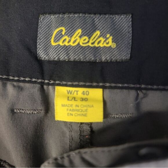 Cabela's Performance Lightweight Pants for Men 40 x 30 6 Pockets Gray - Picture 9 of 14